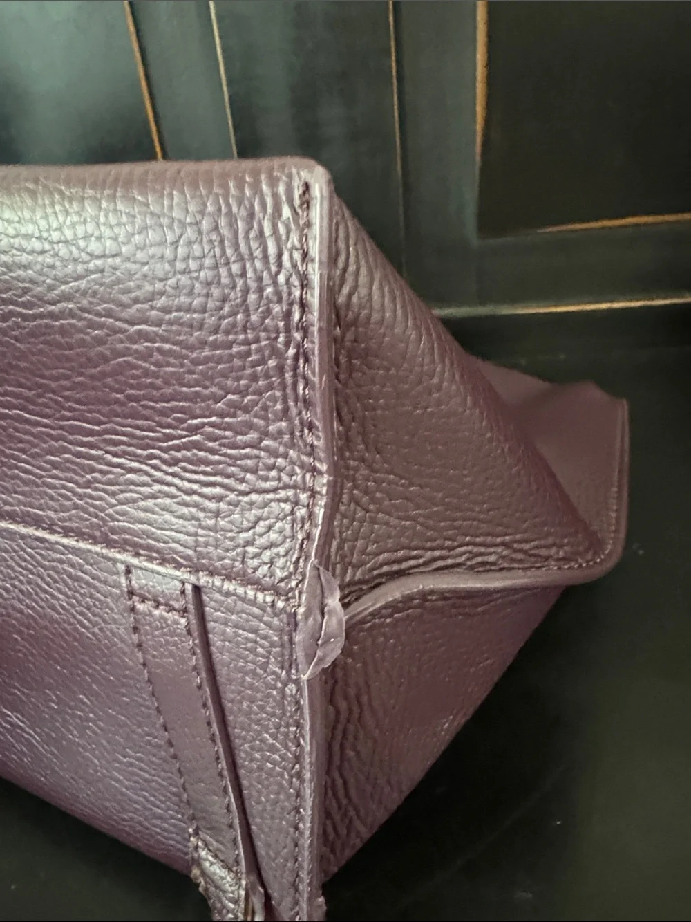 kate spade Plum and Blush Leather Tassel Backpack
